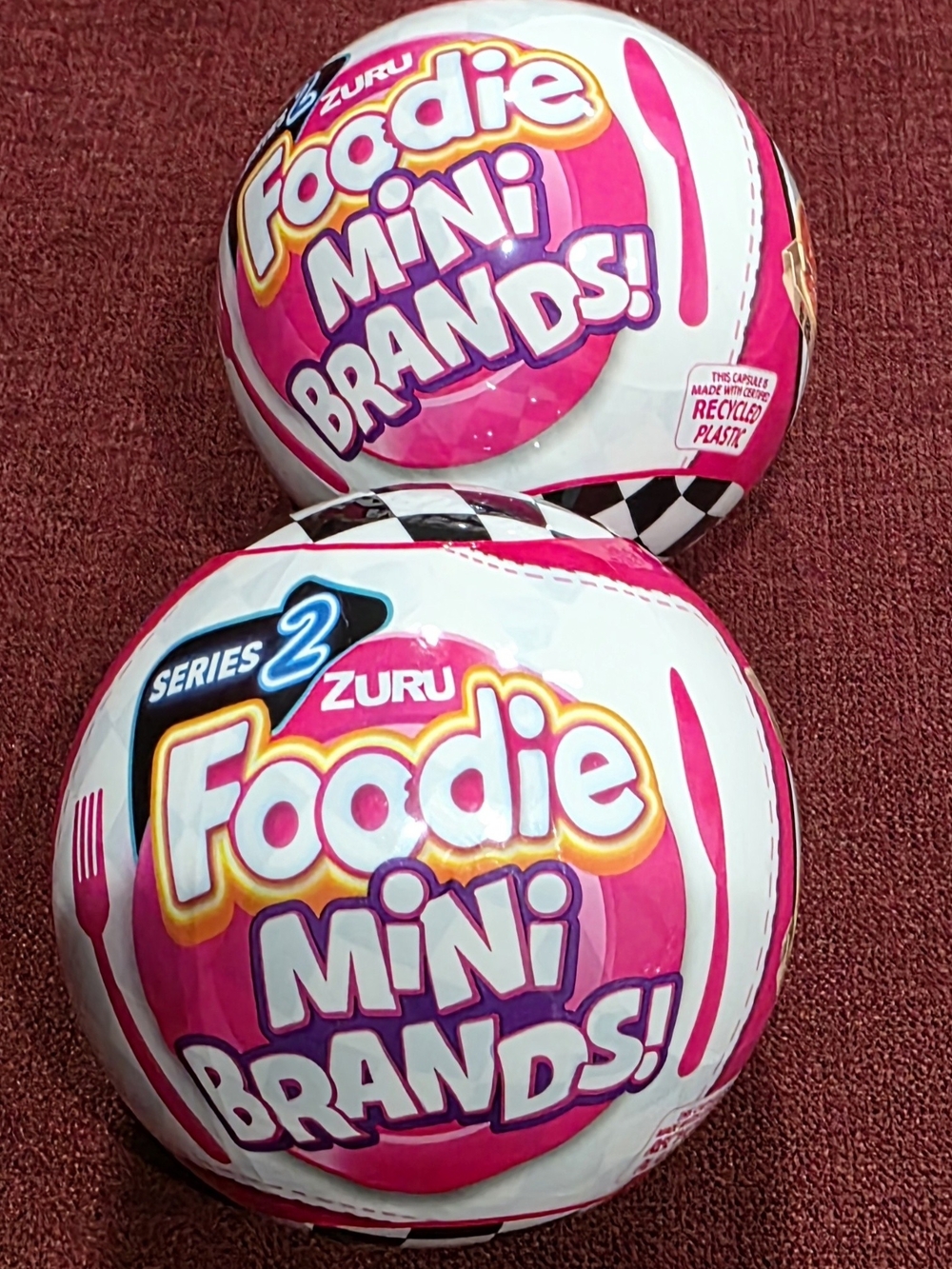 Zuru Foodie Mini Brands Series 2 Mystery Capsule Ball – Lot of 2 Brand New